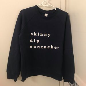The Skinny Dip Nantucket Sweatshirt Navy Size M